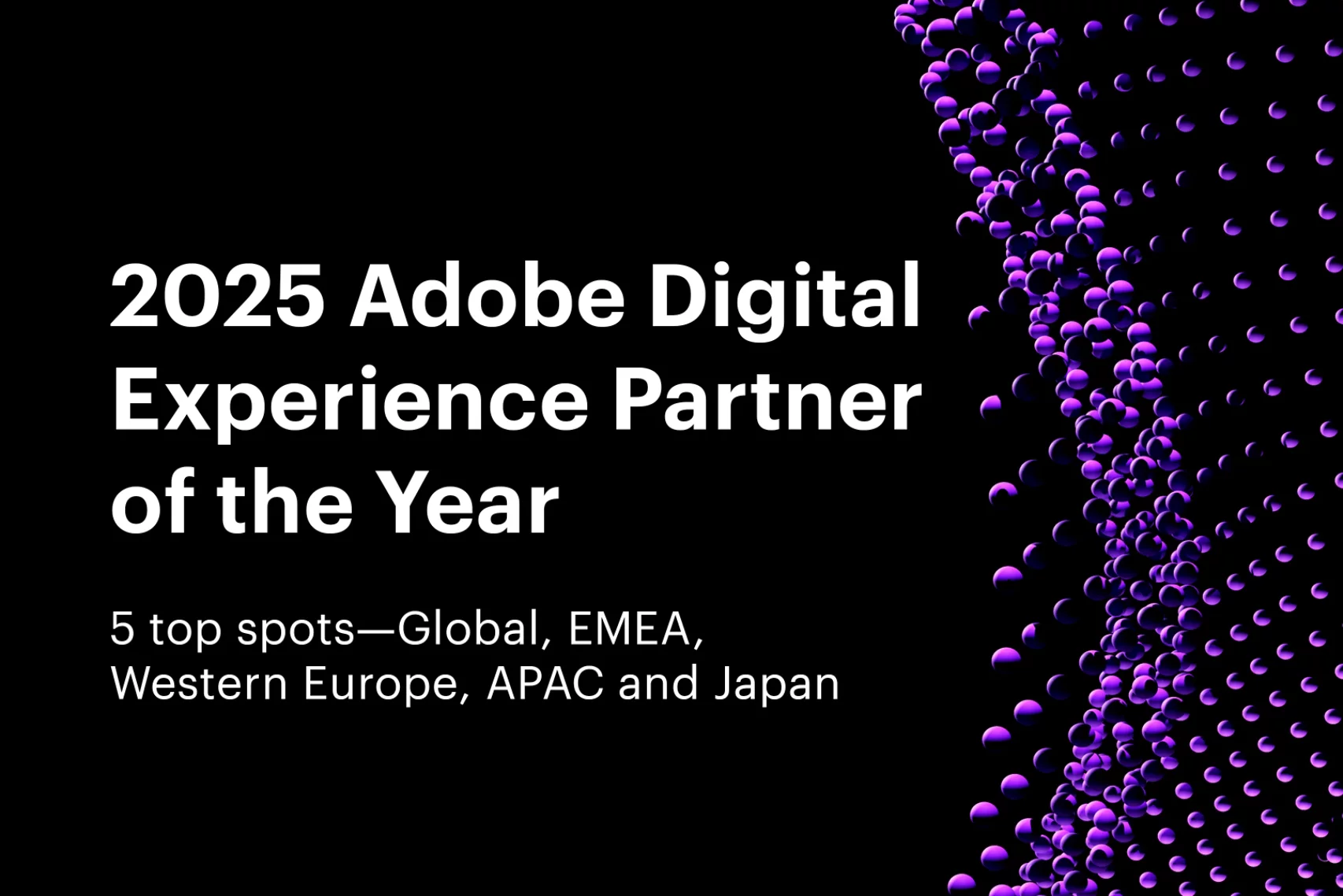 2025 年 Adobe 数字化体验合作伙伴